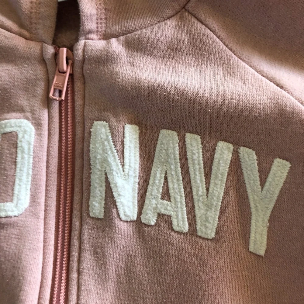 Old Navy pink zip up sweet shirt hoodie in size XS